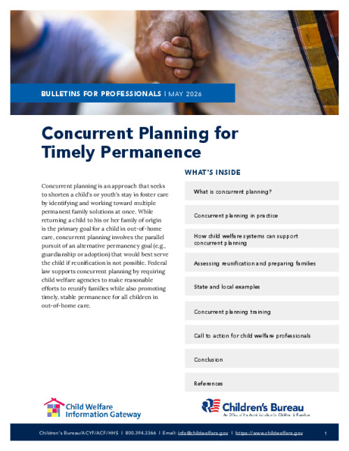 Concurrent Planning for Timely Permanence